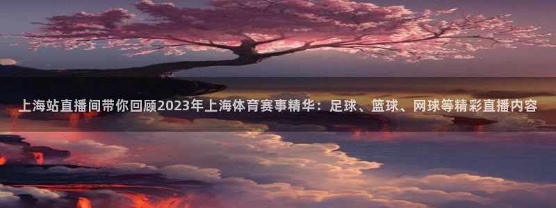 咪咕体育直播免费观看：上海站直播间带你回顾2023年上海体育赛事精华：足球、篮球、网球等精彩直播内容